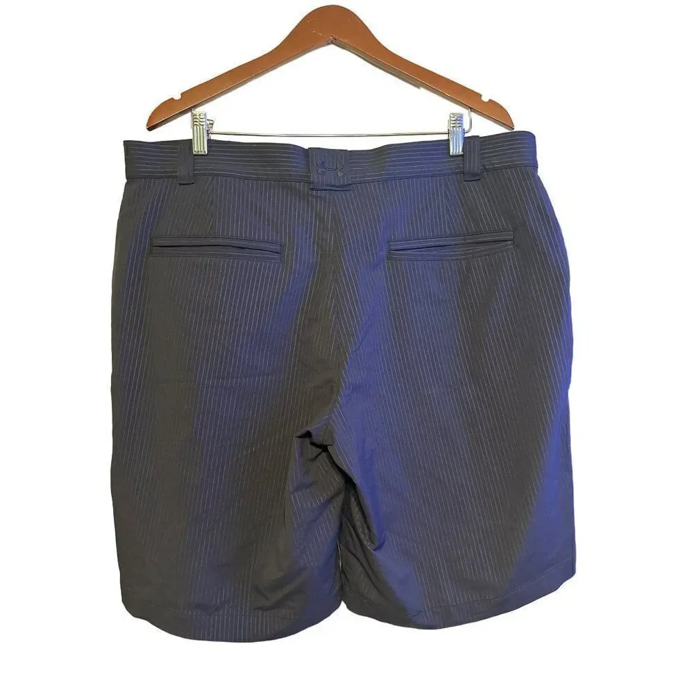 Under Armour Black Stripe Shorts  Size 40‎